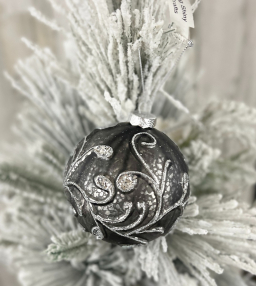 Black Licorice Ornament 3.9x3.9in