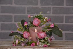 Peony Patch 4.5in Candle Ring