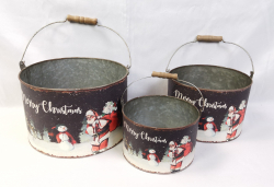 Frosty Buckets Set of 3 - 12in, 9in and 7.5in