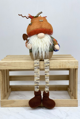 Shelvin & Shelly Set of 2 18in Fall Gnome