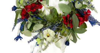 Freedom Flowers 4ft Garland
