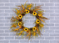 Sunflower Delight Wreath