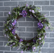 Purple Passion Wreath