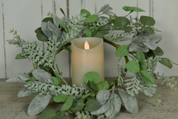 Herb Garden 6.5in Candle Ring