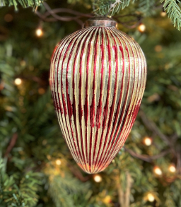 Mercury Bulb Shaped Ornament 4in