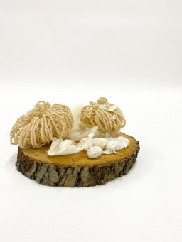 Bleached Coco Rope Pumpkin Mix