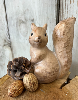Hugsy The Ceramic Squirrel 5.5in