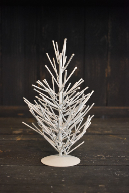 White Metal Tree 5x8in