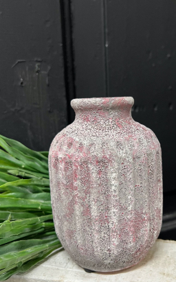 Tall Stonewash Vase 3x5in
