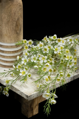 White Wax Flower 44in