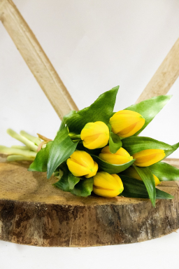 Yellow Tulips 12in