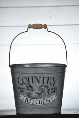 Country Kitchen Pail 9x6x8in