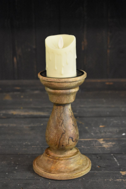 Crackle Candle Holder 5x8in