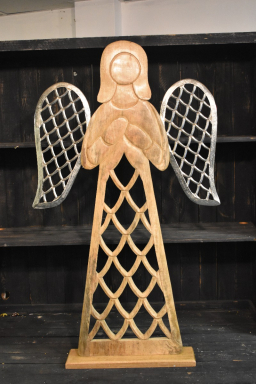 Large Wooden Angel 27x48in