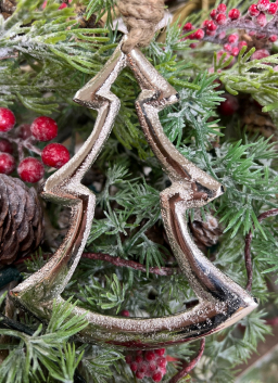 Nickel Tree Ornament 4in