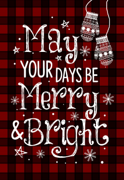 Merry & Bright House Flag 28in by 40in