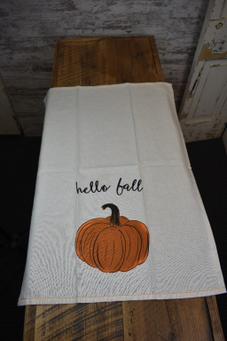 Hello Fall Kitchen Towel 20x28in
