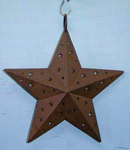 StarMetal punched star 6in
