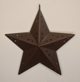 Star Metal punched star 8in