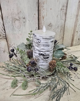 Midnight Pine 4.5in Candle Ring