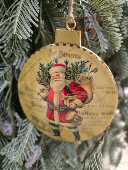 Ole Saint Nick Ornament 4.75x5.5in