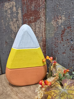 Large Wooden Candy Corn 6x9in