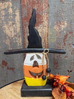 Candy Corn Witch 8x11in