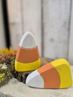 Set Of 3 Candy Corn 4x6in