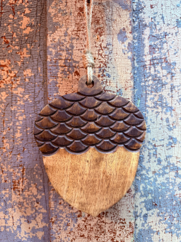 Acorn Ornament 5.5x7in