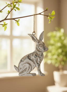 Aluminium Metal Rabbit 4x5in