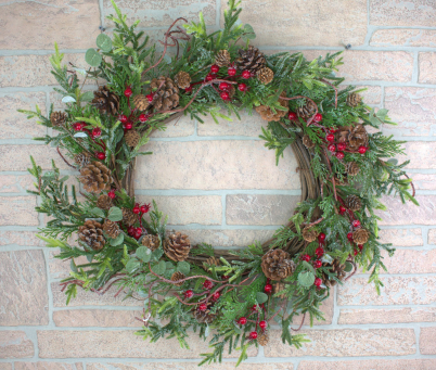 Holiday Eucalyptus Wreath