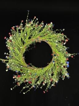 Fireworks Wreath 24in