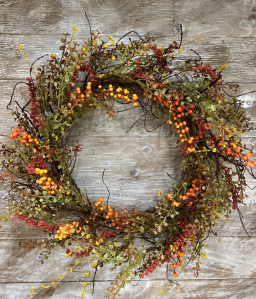 Sienna Peppergrass Wreath