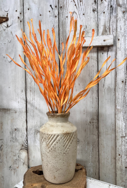 Burnt Orange Fall Grass Pick