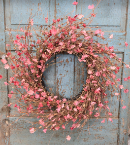 Coral Bloom Wreath