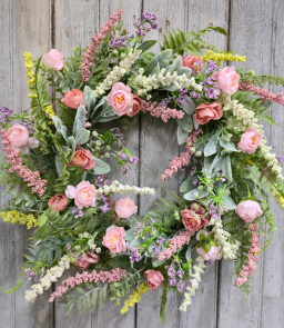 Cottage Bloom Wreath