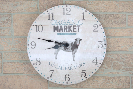 Farmhouse Clock 13in