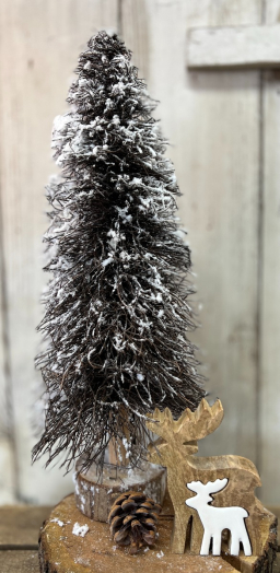 Medium  Snow Covered Twig Tree 20in