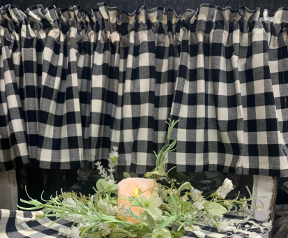 Buffalo Check Valance 15x72in