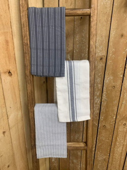 Striped Kitchen Towels 20x28in Set of 3