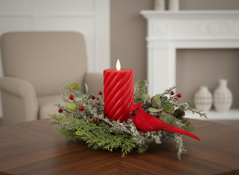 Wings of Grace 6.5in Candle Ring