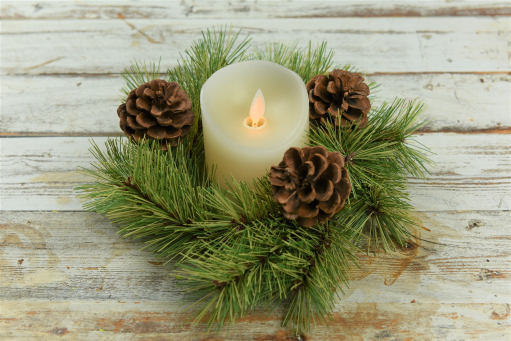 Dakota Pine 4.5in Candle Ring