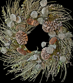 Midnight Pine Wreath