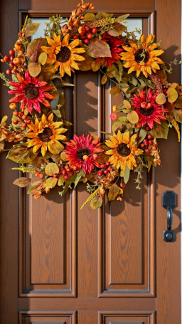 Sunfire Gathering Wreath