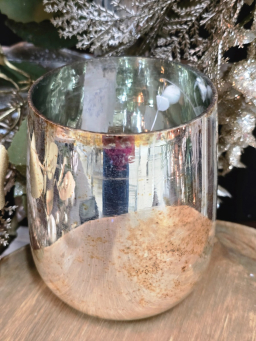 Antique Silver Mercury Ornament Bunch Set of 12