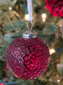 Christmas Drop Hanging Ornament 3.5in