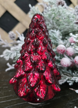 Small Scarlet Merlot Tree 3.1x5.1in