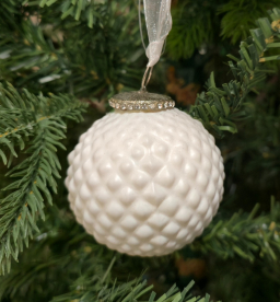 Winter Opal Hanging Ornament 3.5in