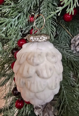 Snow Drop Hanging Ornament 3.5in