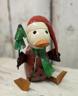 Christmas Duck 7x6.75x7.5in